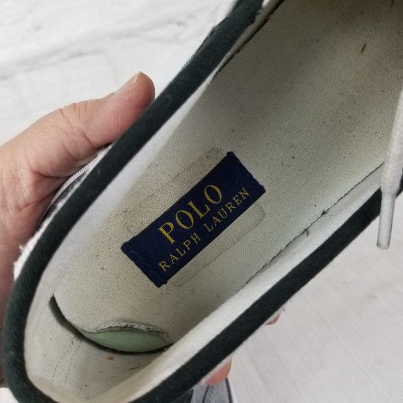 Polo Ralph Lauren Men's 12 D Franz Gray Black Boat Shoes - Picture 7 of 9